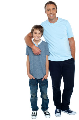Picture of a Child and his Father